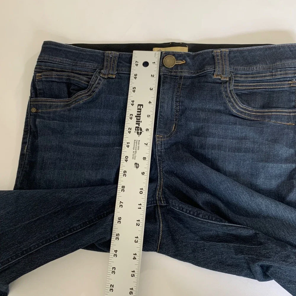 Democracy‎ Ab Technology Jeans Womens 20W Dark Wash Ankle Stretch Tummy Control